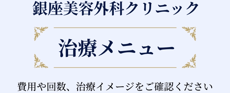 治療メニュー